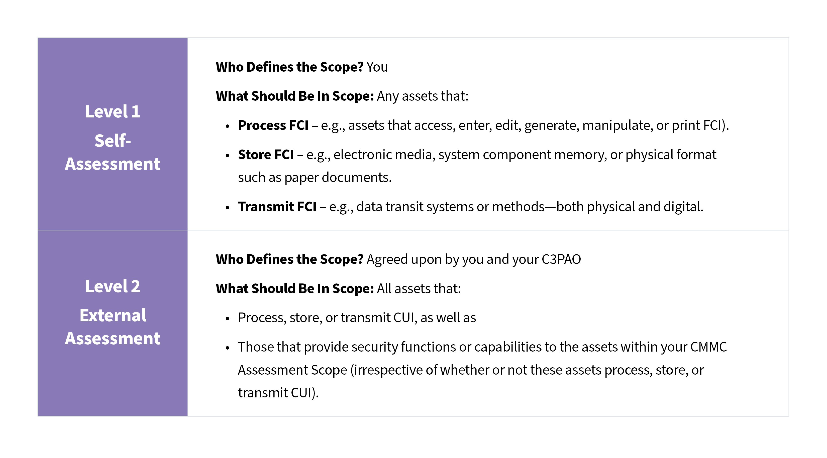 What's in scope for your CMMC assessment?