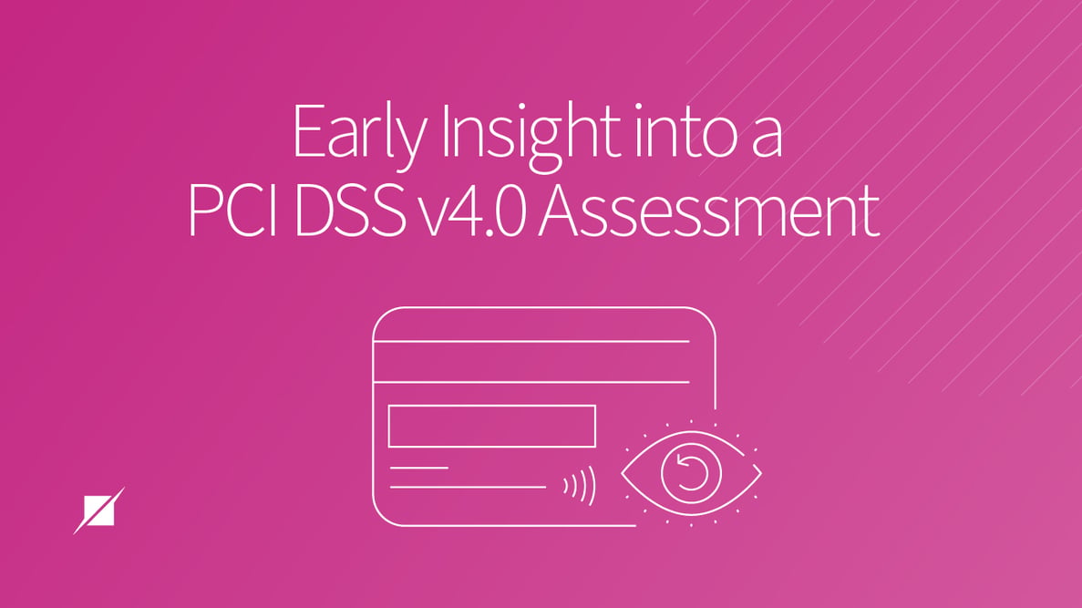 Early Insight into a PCI DSS v4.0 Assessment