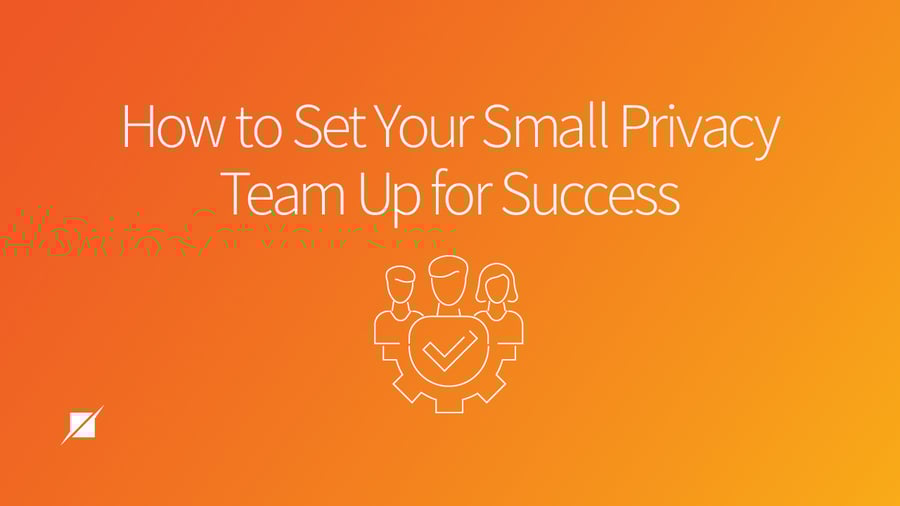 How to Set Your Small Privacy Team Up for Success