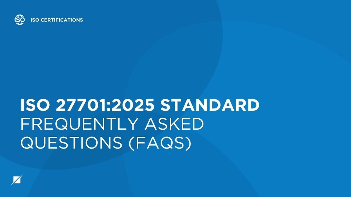 ISO 27701:2025 Standard Frequently Asked Questions (FAQs)