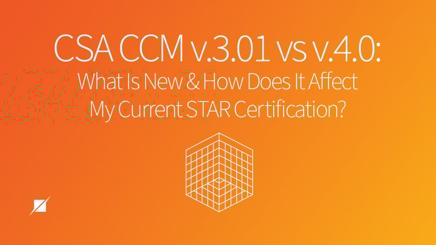 CSA CCM v.3.01 vs v4.0