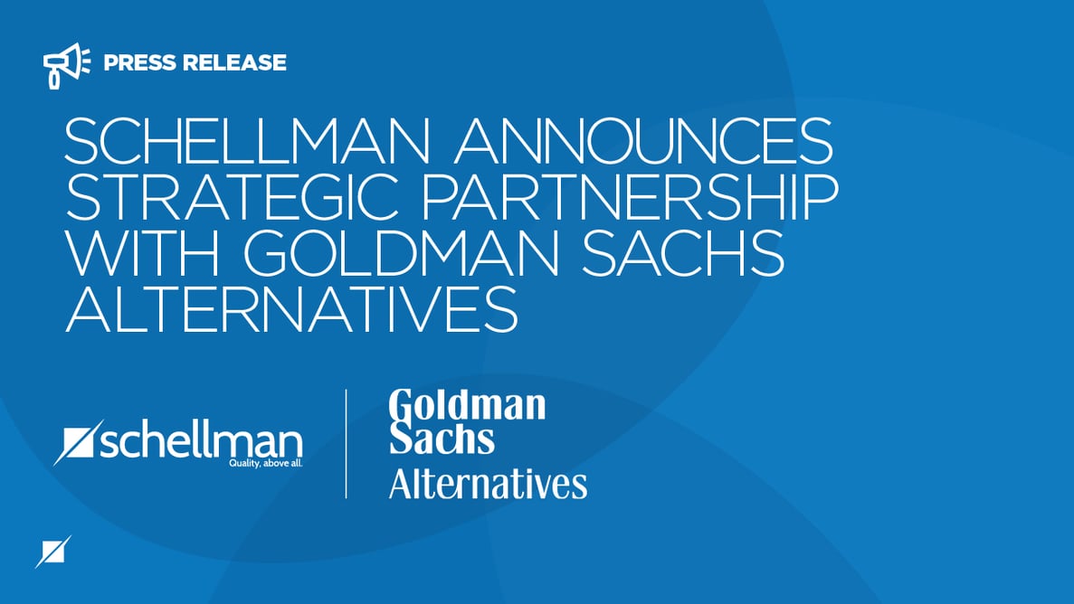 Schellman Announces Strategic Partnership with Goldman Sachs Alternatives