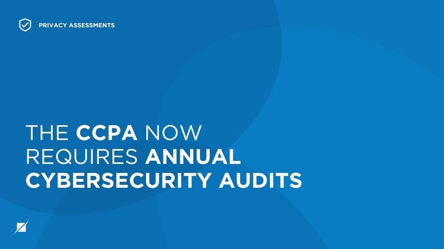 The CCPA Now Requires Annual Cybersecurity Audits