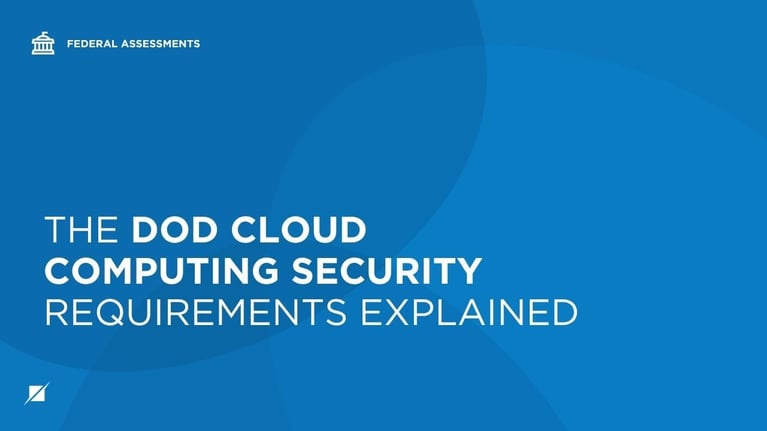 DoD Cloud Computing Security Requirements