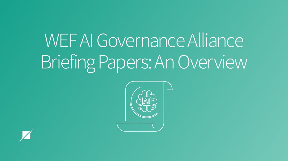 WEF AI Governance Alliance Briefing Papers: An Overview