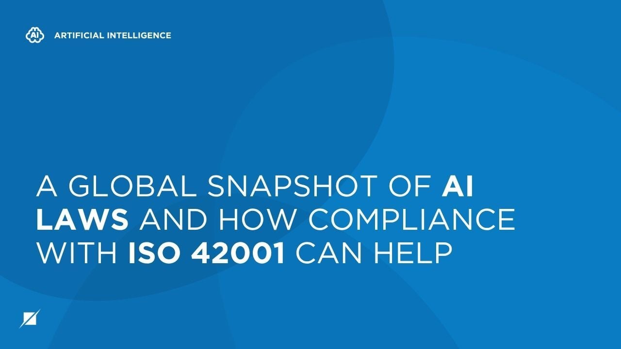 A Global Snapshot of AI Laws and How Compliance with ISO 42001 Can Help