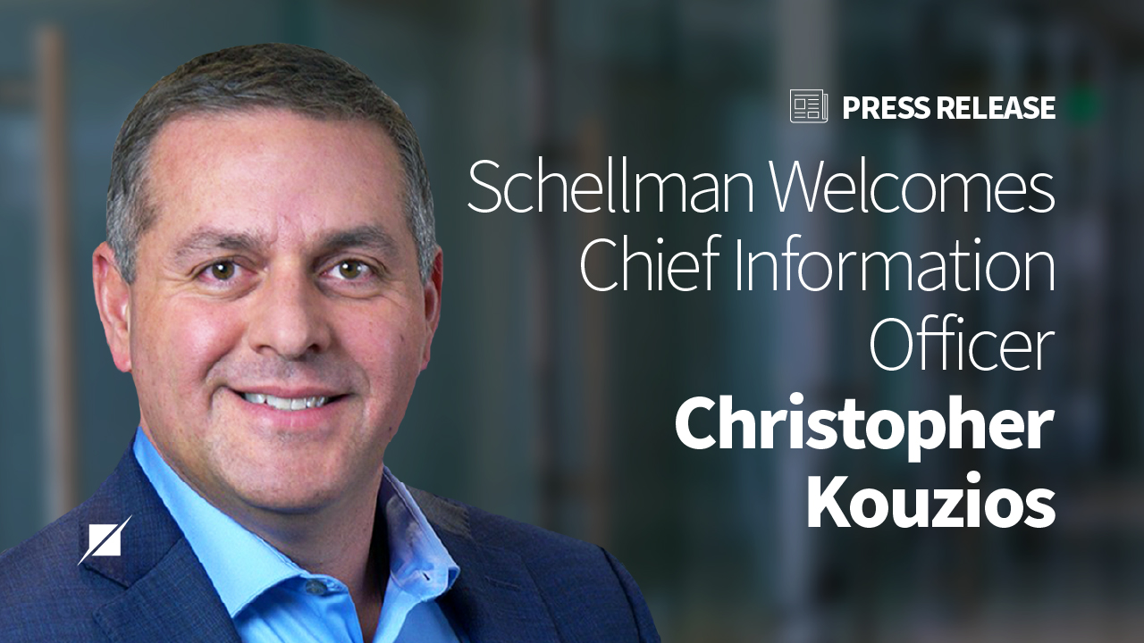Schellman Welcomes Christopher Kouzios as New CIO, Reinforcing InfoSec Leadership