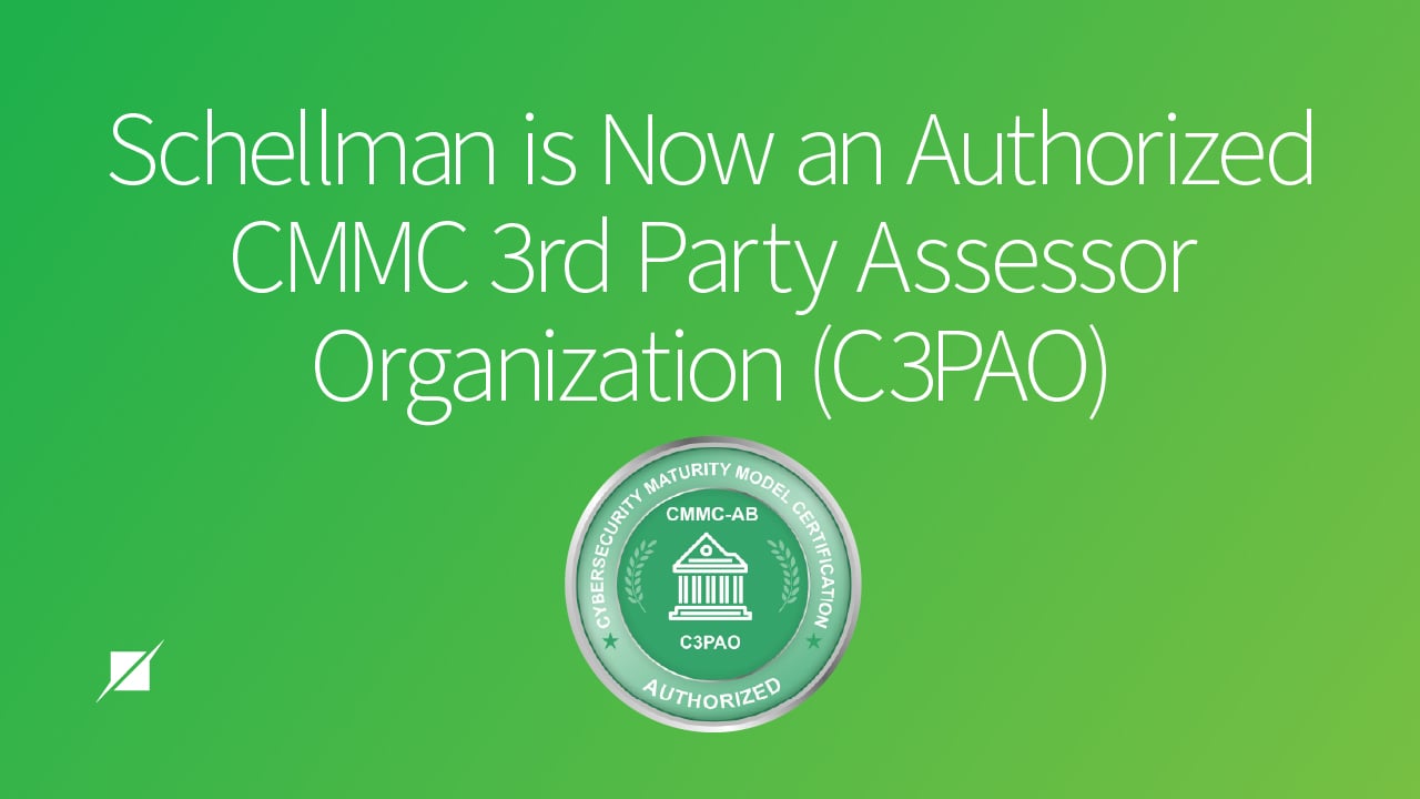 We're Now an Authorized CMMC 3rd Party Assessor Organization (C3PAO)