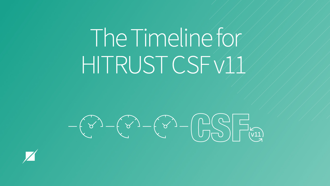 The Timeline for HITRUST CSF v11