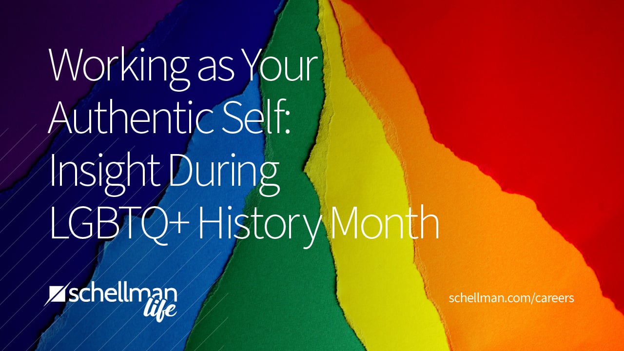 Working as Your Authentic Self: Insight During LGBTQ+ History Month